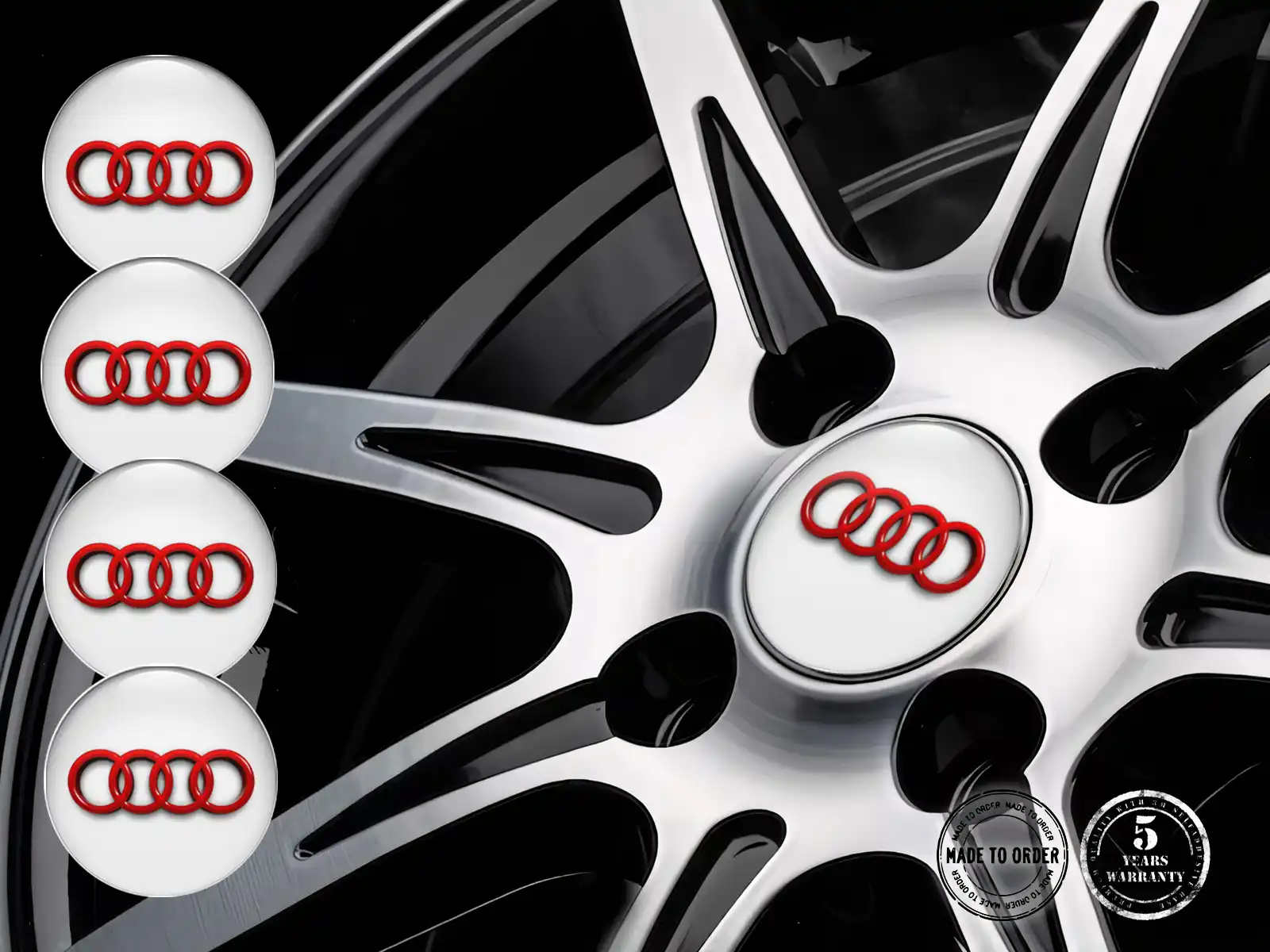 Audi Aufkleber Dome Edition Harz Emblem Labels